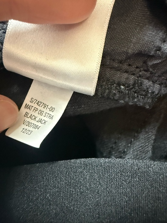 Old Navy Maternity Black Straight Leg Jeans Full Panel Size 18 - Picture 9 of 9